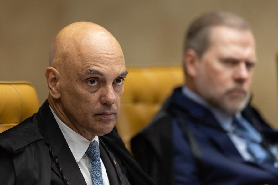 Ministro Alexandre de Moraes em Sessão Plenária no STF