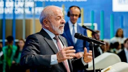 Presidente Lula em entrevista coletiva