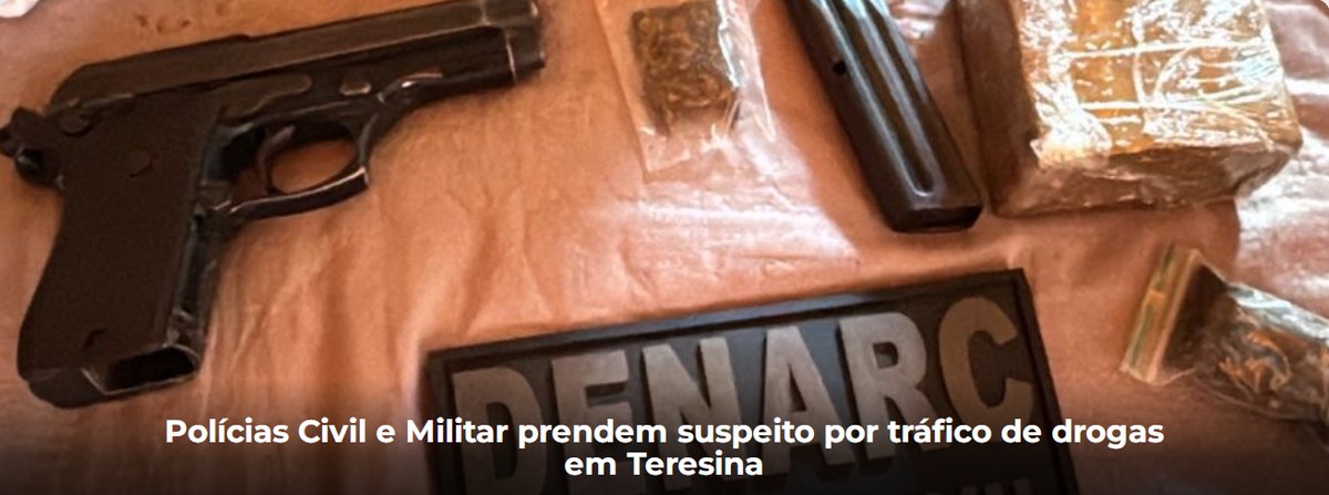 Segundo informações levantadas pelos policiais, o homem é oriundo da região Norte de Teresina