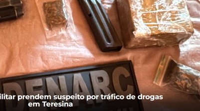 Segundo informações levantadas pelos policiais, o homem é oriundo da região Norte de Teresina (Foto: Reprodução/SSPI)