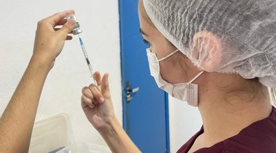 Vacina contra a gripe (Foto: (Foto: ASCOM/FMS))