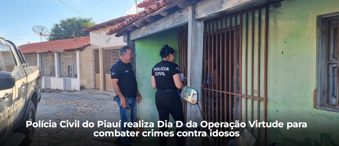 “A Operação Virtude ocorre simultaneamente em todo o território nacional