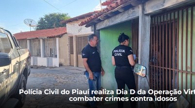 “A Operação Virtude ocorre simultaneamente em todo o território nacional (Foto: Reprodução/SSPI)