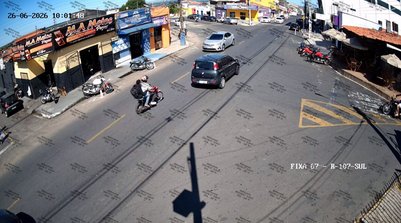 Após a abordagem, os policiais confirmaram, por meio do número do chassi, (Foto: Reprodução/SSPI)