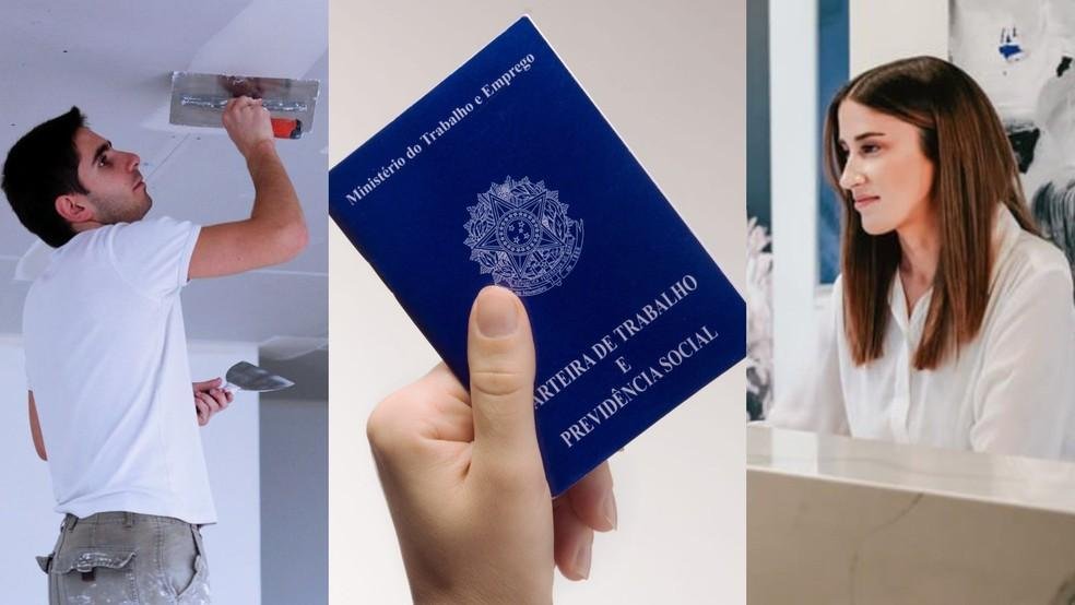 Gesseiro, Carteira de Trabalho e atendente. Vagas de emprego