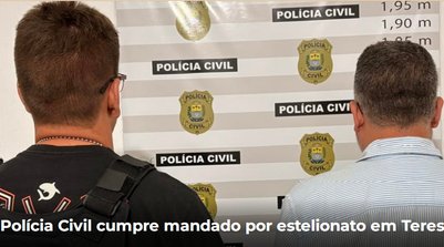 “Há de mencionar que o preso possui vasta ficha criminal, demonstrando (Foto: Ascom SSP-PI)