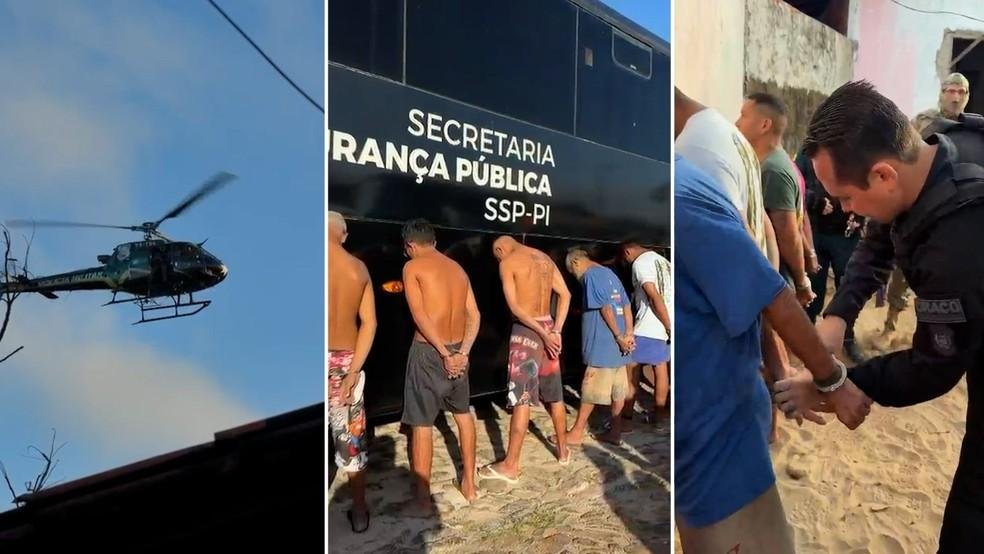 Mais de 10 suspeitos de integrarem facção criminosa são presos no PI
