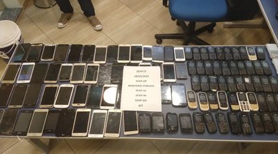 Nova base permite consulta pública e ajuda recuperação de aparelhos (Foto: DIVULGAÇÃO DA SECRETARIA ESTADUAL DE ADMINISTRAÇÃO PENITENCIÁRIA)
