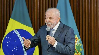Presidente da República, Luiz Inácio Lula da Silva durante reunião ministerial, no Palácio do Planalto, em Brasília (Foto: Ricardo Stuckert/PR)