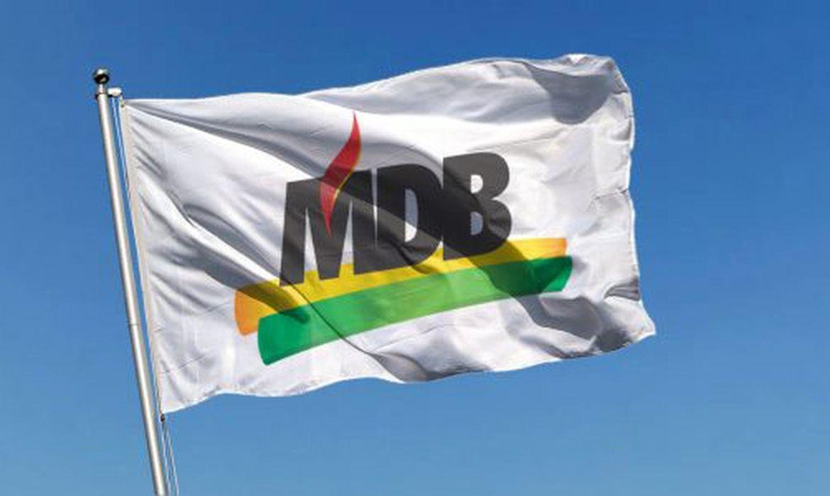 27-07-2026 - Bandeira do MDB . Foto: Lúcio Sorge/ Divulgação