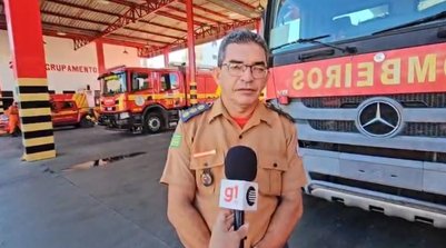 Coronel Egídio Leite - Corpo de Bombeiros Militares do Piauí (Foto: Vitória Bacelar/g1)