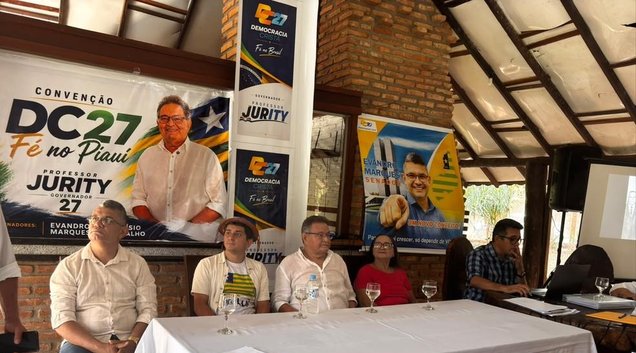 Democracia Cristã lança Francisco Jurity como candidato ao governo do Piauí (Foto: Sthefany Prado/g1)