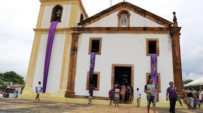 Igreja do Rosário em Oeiras - Foto de 2018 (Foto: Andrê Nascimento / G1)
