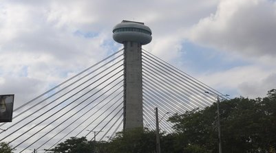 Mirante da Ponte Estaiada em Teresina (Foto: Lucas Marreiros/g1)