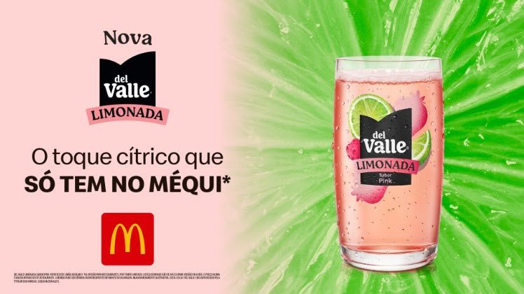 Novidade no portfólio da Del Valle, a bebida ganha espaço nos cardápios do Méqui a partir de julho