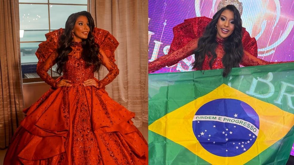 Piauiense de 12 anos conquista título de Mini Miss Brasil em concurso realizado no RS