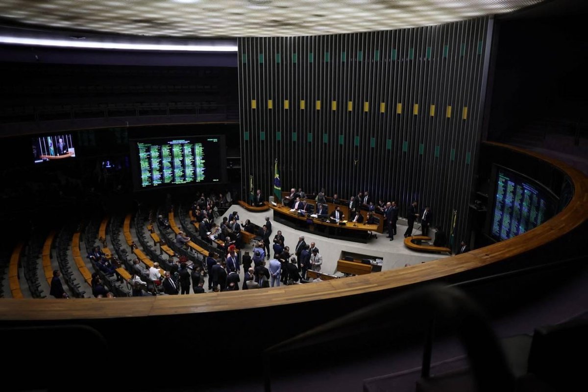 Plenário da Câmara dos Deputados09/12/2025REUTERS/Adriano Machado