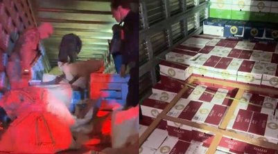 30 toneladas de mercadorias roubadas são recuperadas em operação no PI; dois homens são presos (Foto: Reprodução/SSP-PI)