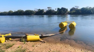 Abastecimento de água é interrompido em Floriano (Foto: Águas do Piauí)