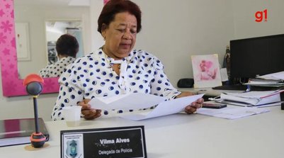 Delegada Vilma Alves (Foto: Lucas Marreiros (G1))