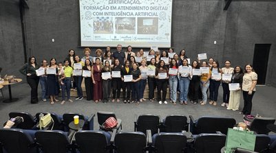 Formação em Atendimento Digital com Inteligência Artificial (Foto: Ascom FWF))