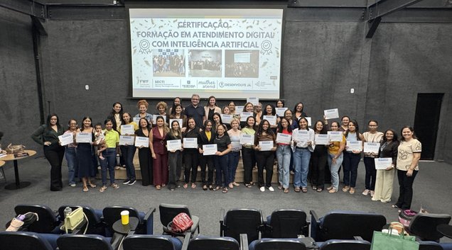 Formação em Atendimento Digital com Inteligência Artificial (Foto: Ascom FWF))