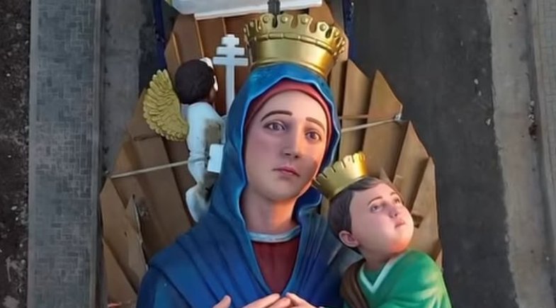Imagem de Nossa Senhora do Perpétuo Socorro chega a Água Branca