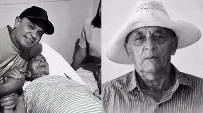 Morre pai do cantor Frank Aguiar aos 87 anos no Piauí (Foto: Reprodução (Redes sociais))