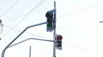 Semáforos na Avenida Frei Serafim, em Teresina (PI) (Foto: TV Clube)