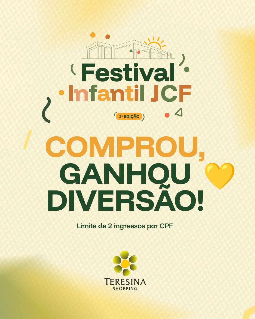 A cada 350 reais em compras, o participante terá direito a um ingresso para um dos shows
