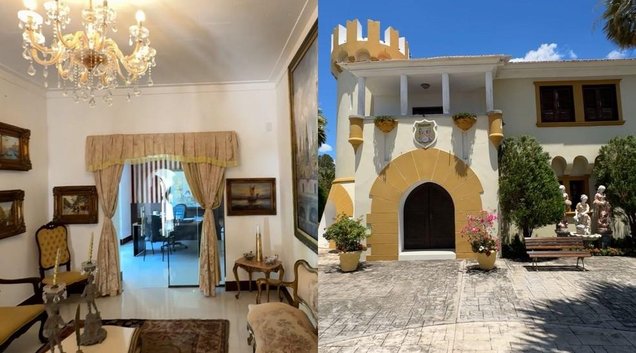 Castelo erguido há quase um século em Parnaíba (Foto: Luiz Gustavo Graça/TV Clube)