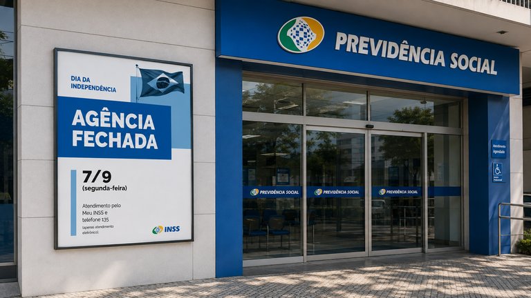 Em razão do feriado nacional da Independência do Brasil (7/09), as Agências da Previdência Social estarão fechadas. A Central 135 prestará apenas atendimento eletrônico