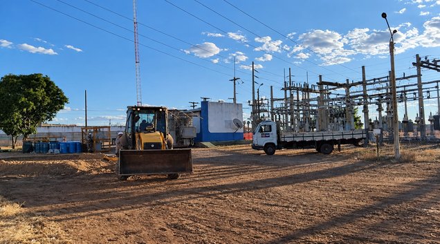 Intervenção na subestação do município está 50% concluída e deve ser finalizada em novembro (Foto: REPRODUÇÃO)