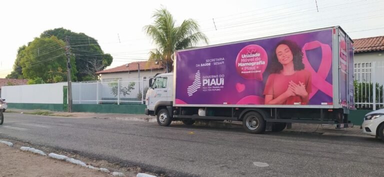 Caminhão da Mamografia inicia atendimentos na zona sudeste de Teresina nesta quinta (23)