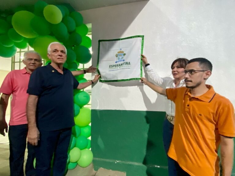 Prefeitura de Esperantina inaugura UBS e academia pública no Canto da Palmeira