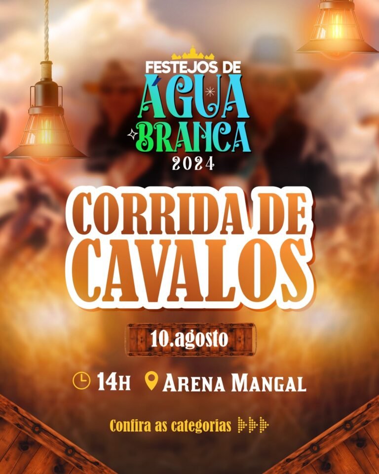 Festejos de Água Branca recebe mais uma edição da Corrida de Cavalos com premiação recorde